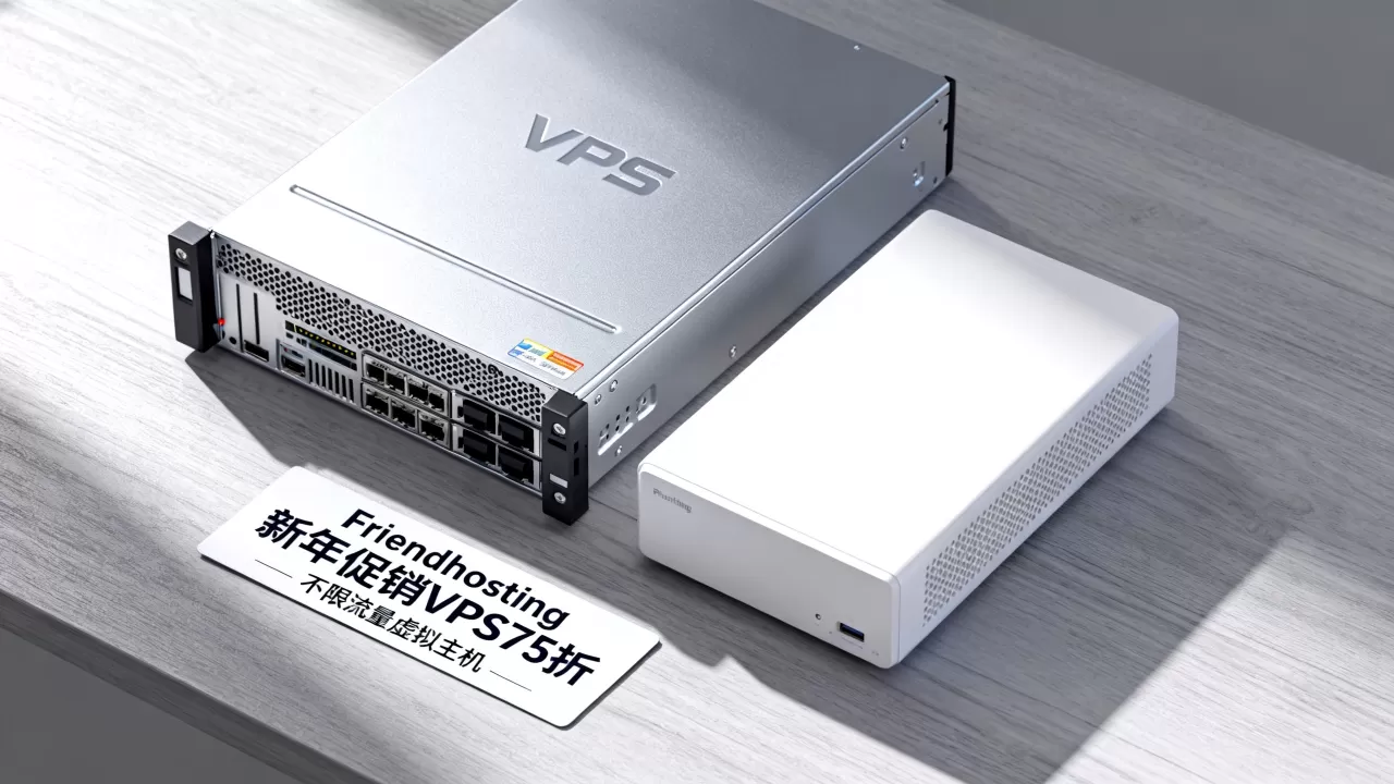 Friendhosting新年促销VPS75折，不限流量虚拟主机怎么买