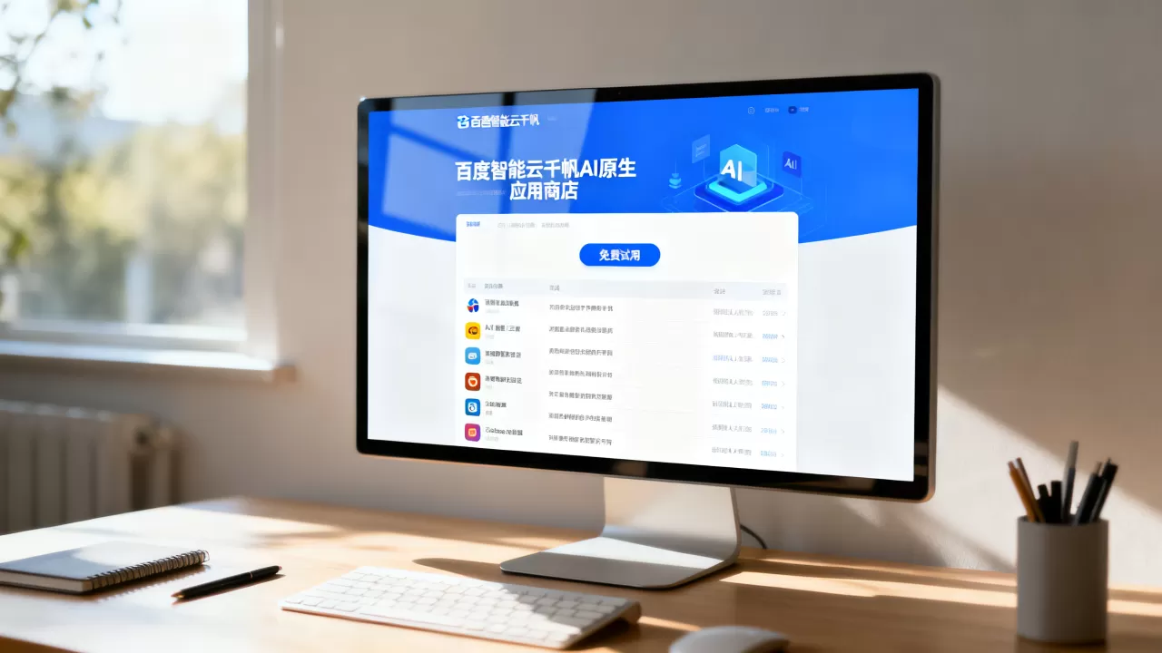 百度智能云千帆AI原生应用商店怎么用？千帆大模型平台免费试用