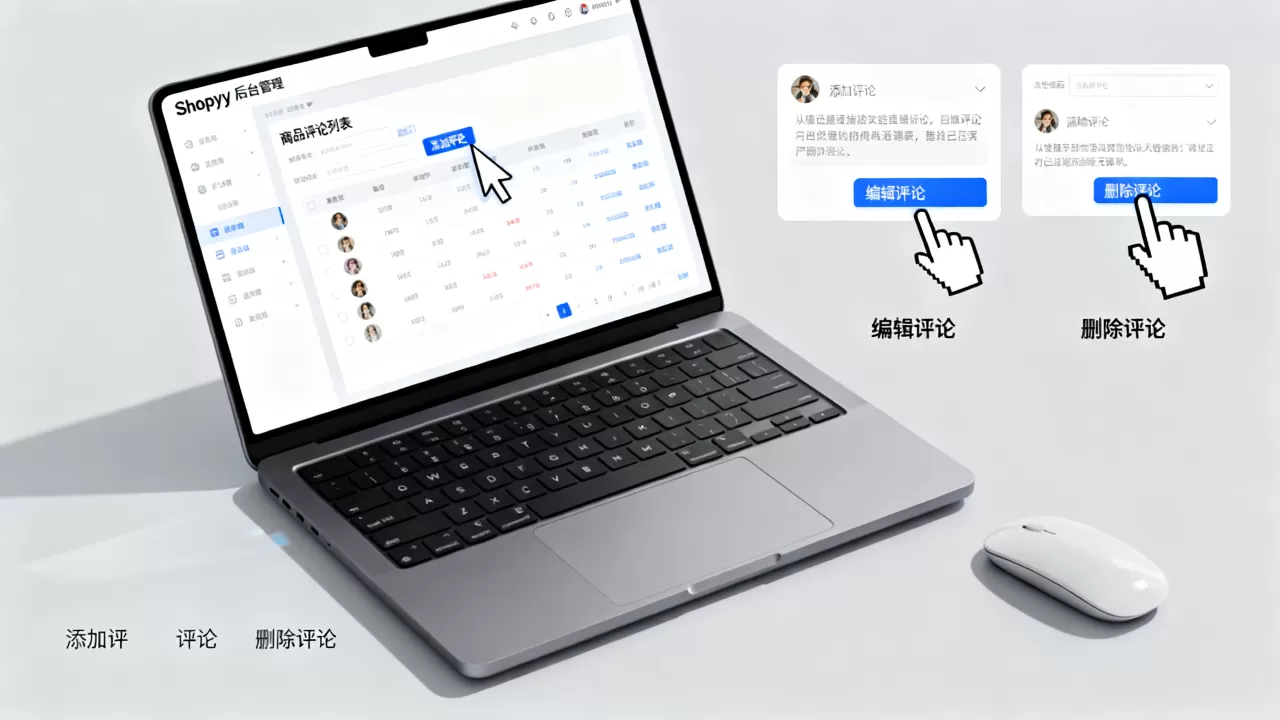 Shopyy外贸网站如何添加编辑删除评论？Shopyy后台管理商品评论教程