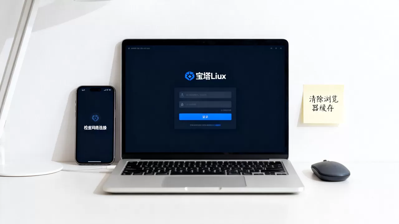 宝塔Linux面板登录没反应怎么办？宝塔面板登录失败解决方法