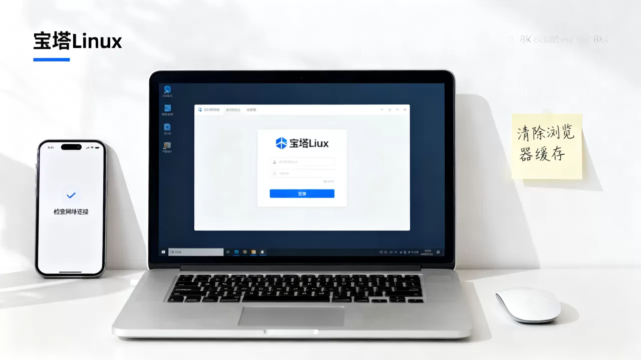 宝塔Linux面板登录没反应怎么办？宝塔面板登录失败解决方法