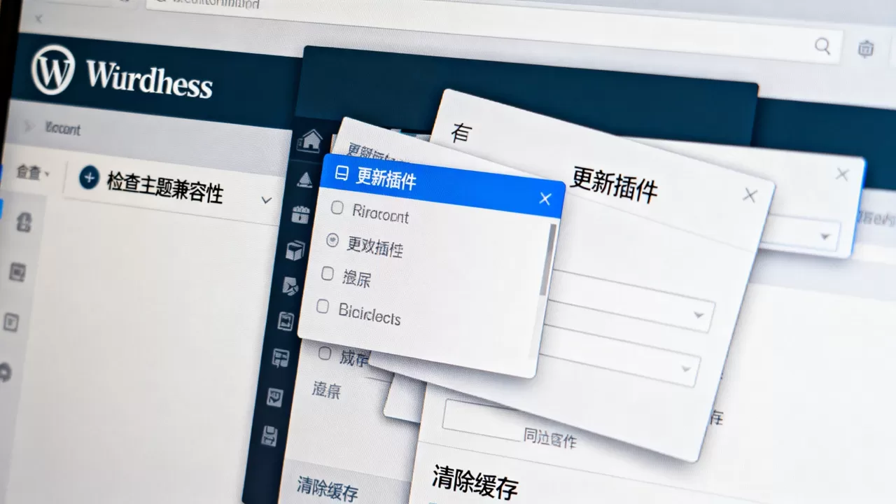WordPress后台错位怎么解决？WordPress后台页面布局错乱