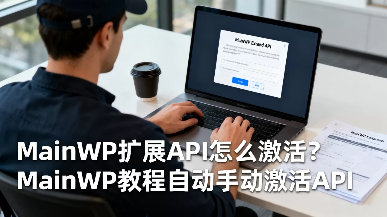 MainWP扩展API怎么激活？MainWP教程自动手动激活API