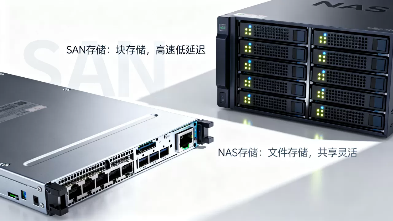 SAN和NAS存储到底有啥区别？NAS存储适合什么场景