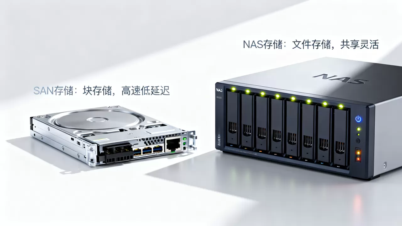 SAN和NAS存储到底有啥区别？NAS存储适合什么场景