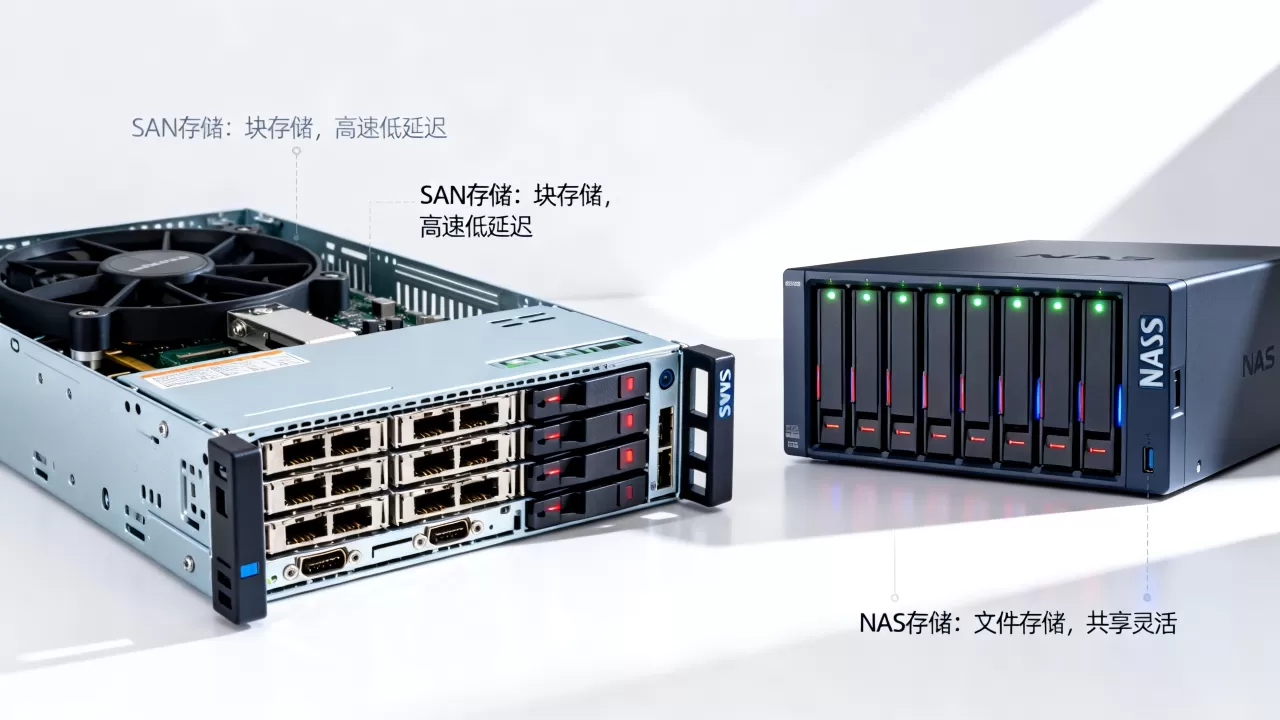 SAN和NAS存储到底有啥区别？NAS存储适合什么场景