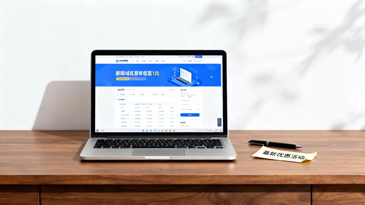 新网域名首年低至1元是真的吗？域名注册最新优惠活动