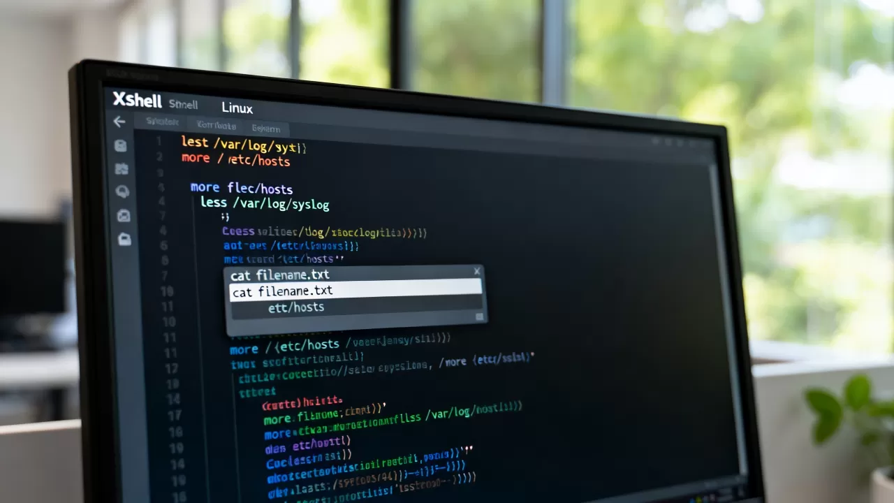 Xshell怎么打开文件?在Linux系统中查看文件内容的命令 Xshell怎么打开文件?在Linux系统中查看文件内容的命令