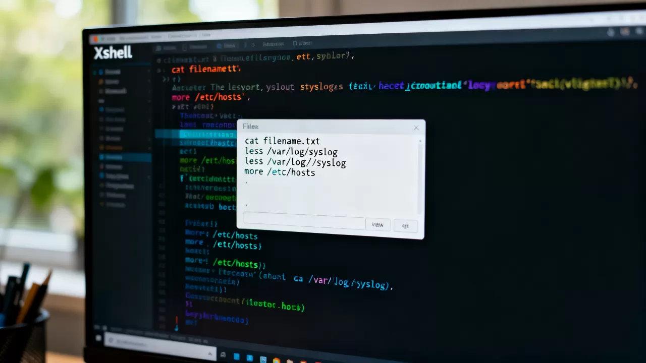 Xshell怎么打开文件?在Linux系统中查看文件内容的命令 Xshell怎么打开文件?在Linux系统中查看文件内容的命令