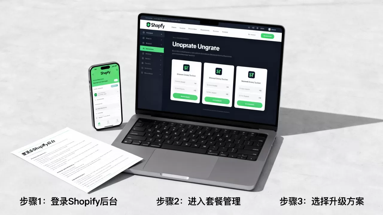 Shopify套餐怎么更新升级？Shopify套餐升级教程