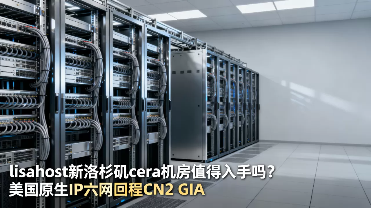 lisahost新洛杉矶cera机房值得入手吗？美国原生IP六网回程CN2 GIA