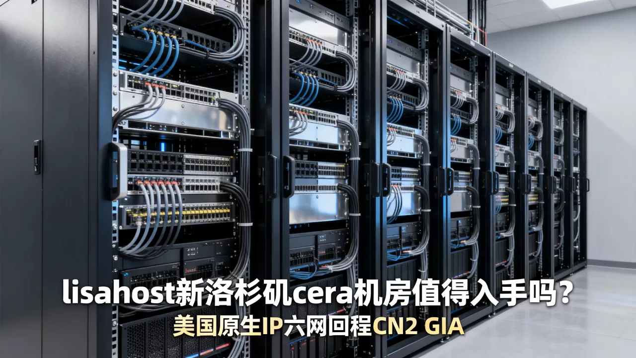 lisahost新洛杉矶cera机房值得入手吗？美国原生IP六网回程CN2 GIA