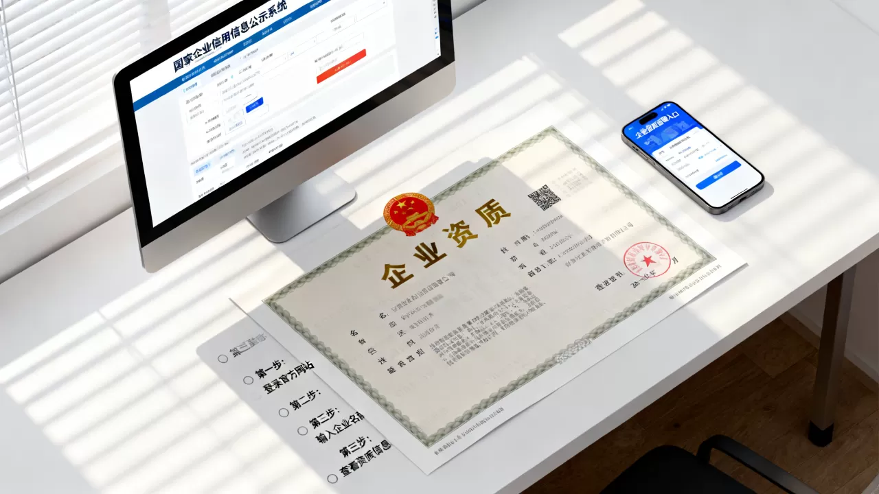 公司证书怎么查？企业资质证书查询入口