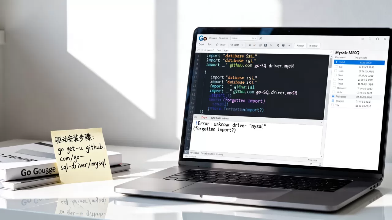 Go连接MySQL数据库报错怎么办?go连接mysql数据库驱动安装 Go连接MySQL数据库报错怎么办?go连接mysql数据库驱动安装