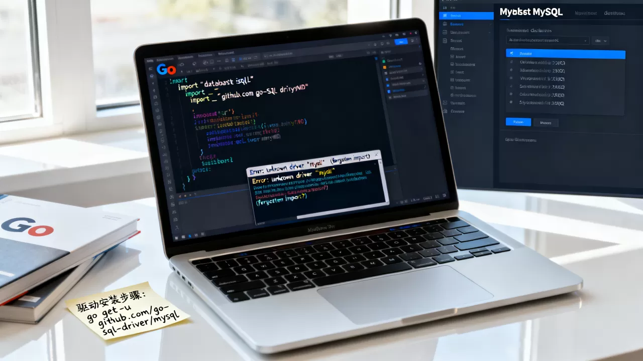 Go连接MySQL数据库报错怎么办?go连接mysql数据库驱动安装 Go连接MySQL数据库报错怎么办?go连接mysql数据库驱动安装