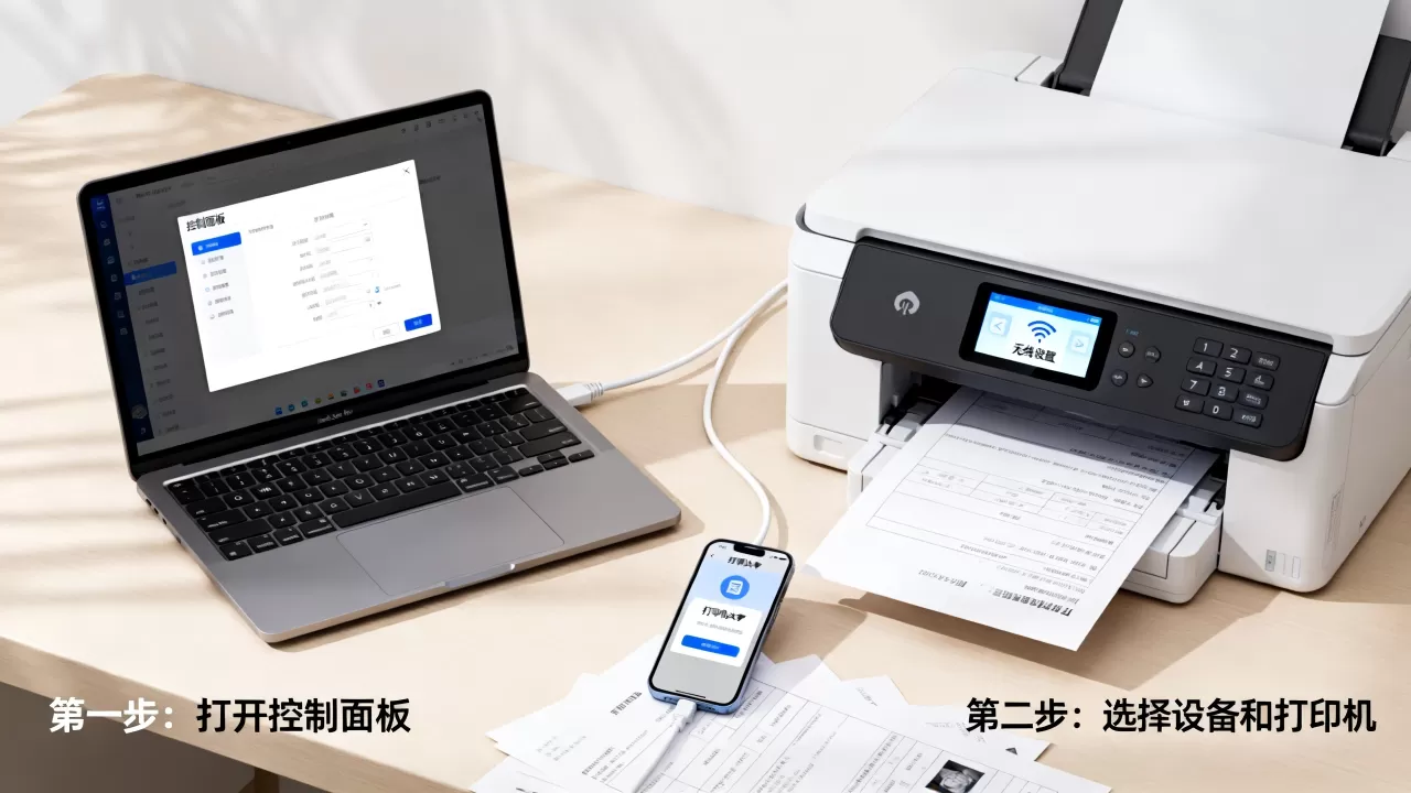 公司电脑如何连接家庭网络打印机？家庭网络打印机共享设置教程