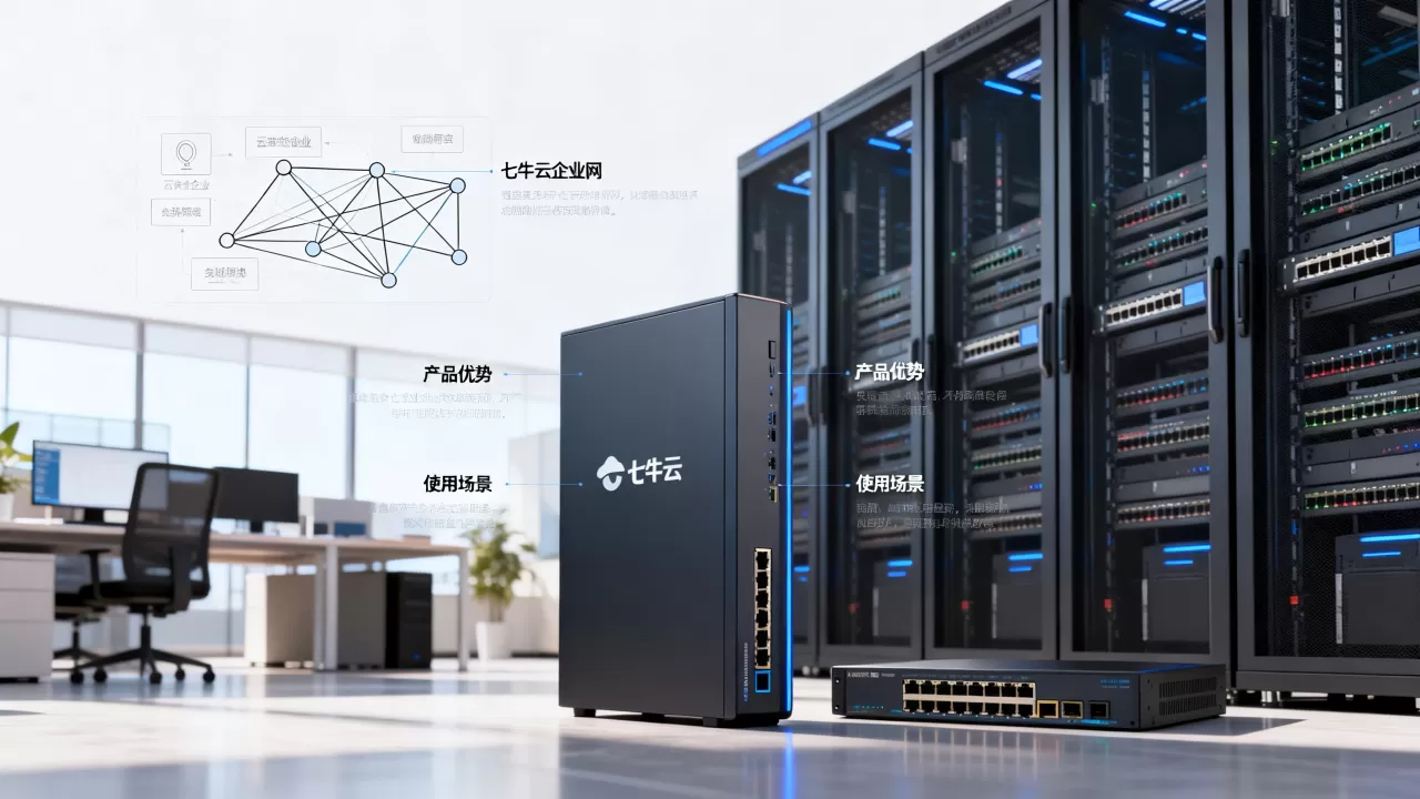 七牛云qiniu云企业网是什么？云企业网产品优势、使用场景、使用限制和计费说明