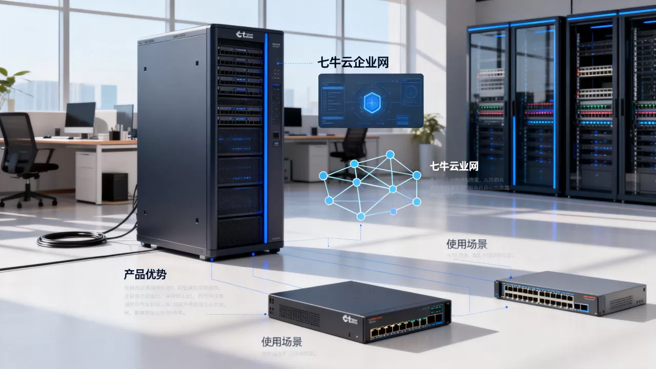 七牛云qiniu云企业网是什么？云企业网产品优势、使用场景、使用限制和计费说明