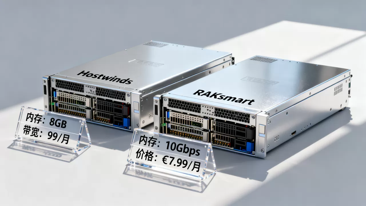 美国欧洲VPS云服务器哪家好？Hostwinds、RAKsmart租用价格对比