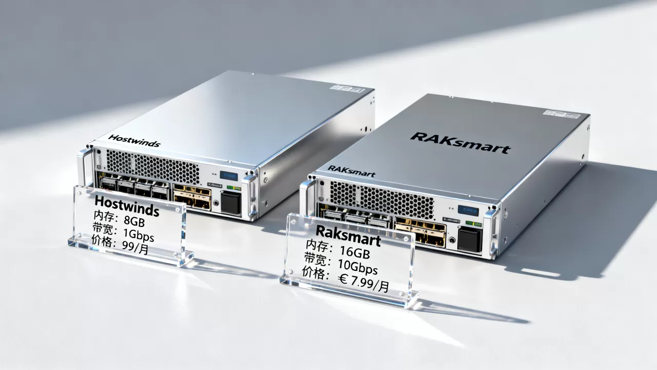 美国欧洲VPS云服务器哪家好？Hostwinds、RAKsmart租用价格对比