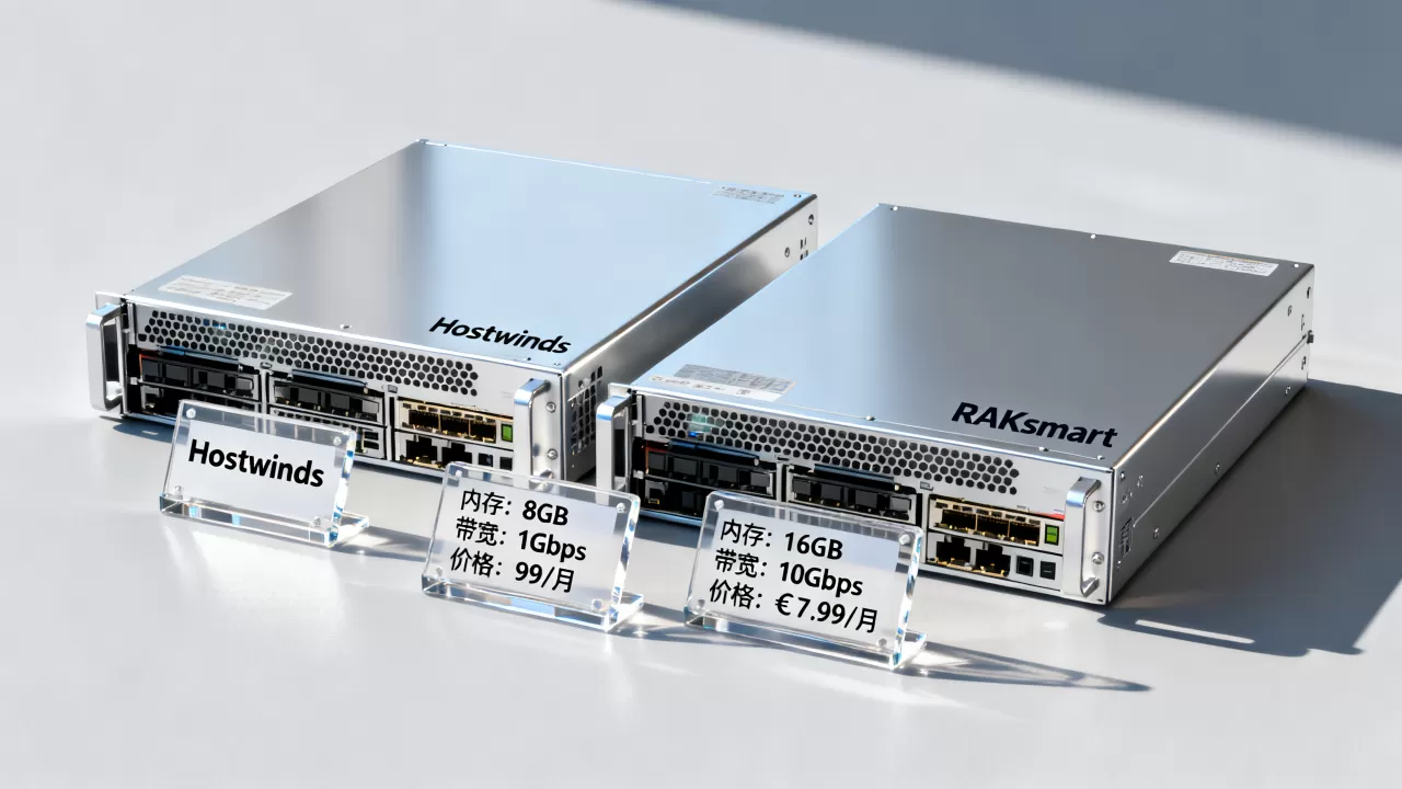 美国欧洲VPS云服务器哪家好？Hostwinds、RAKsmart租用价格对比