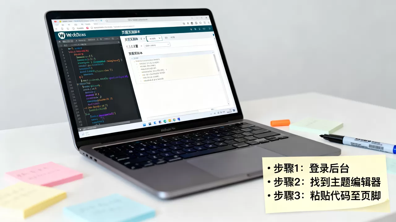 如何在WordPress页眉页脚添加代码？WordPress页脚添加代码方法