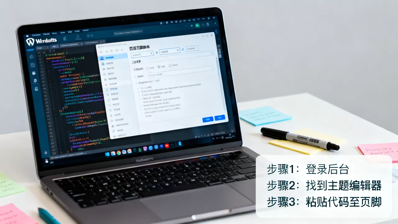 如何在WordPress页眉页脚添加代码？WordPress页脚添加代码方法