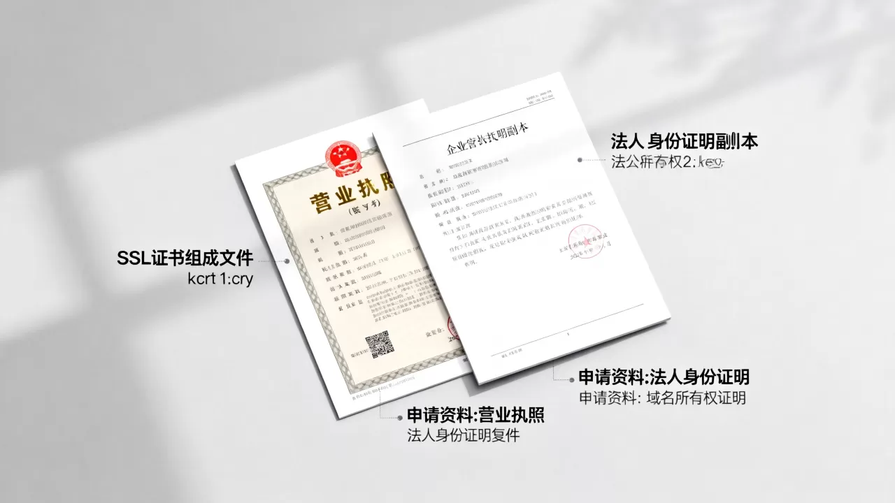 SSL证书由哪两个文件组成？ssl证书申请需要哪些资料
