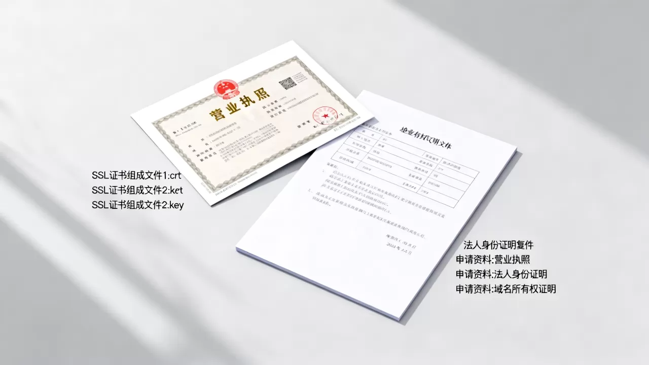 SSL证书由哪两个文件组成？ssl证书申请需要哪些资料