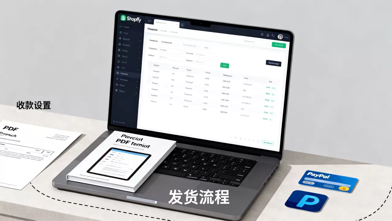 Shopify怎么卖电子书？虚拟产品收款发货教程