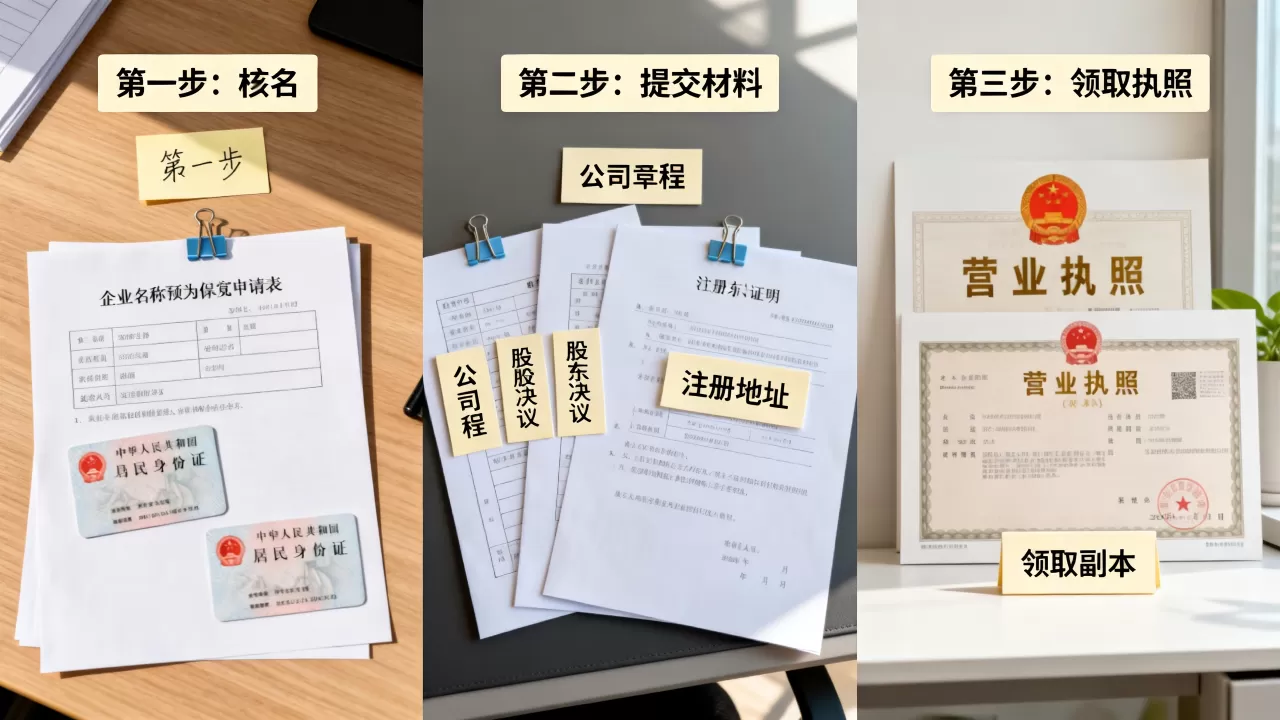 公司注册成立流程是怎样的？2026最新办理步骤详解