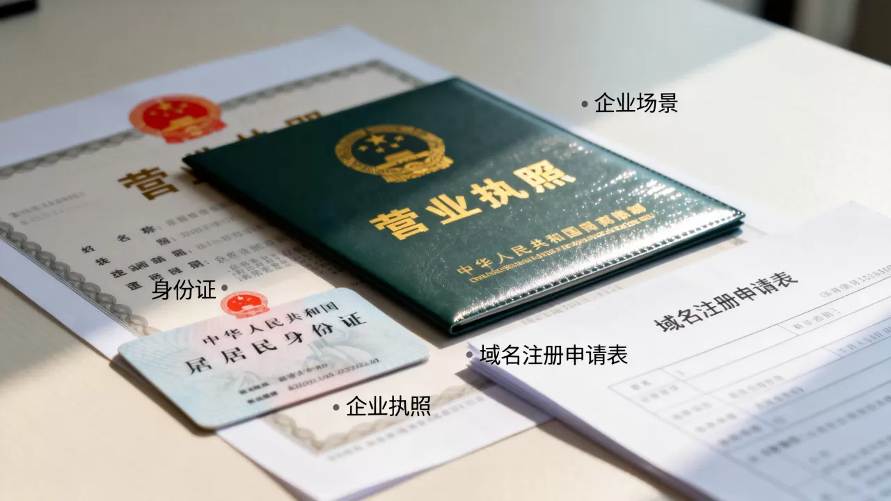 域名注册需要什么材料？域名注册需要身份证吗