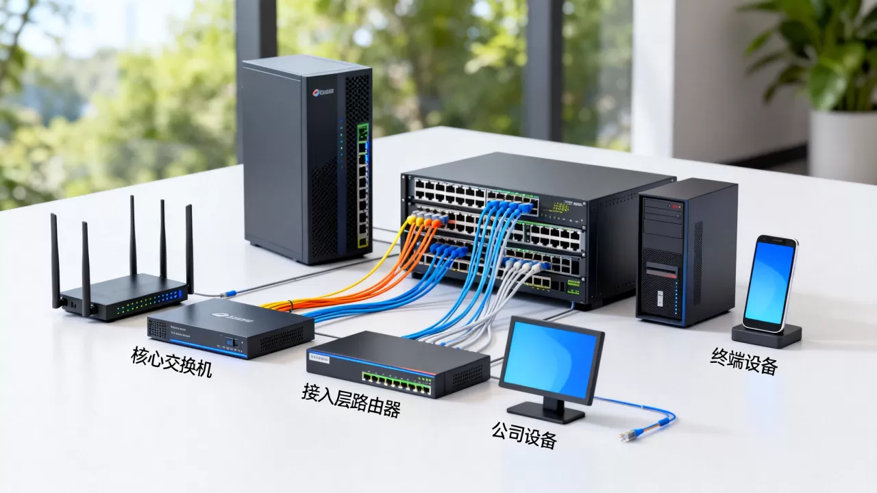 公司网络模拟拓扑图怎么画?企业网络拓扑结构详解 公司网络模拟拓扑图怎么画?企业网络拓扑结构详解