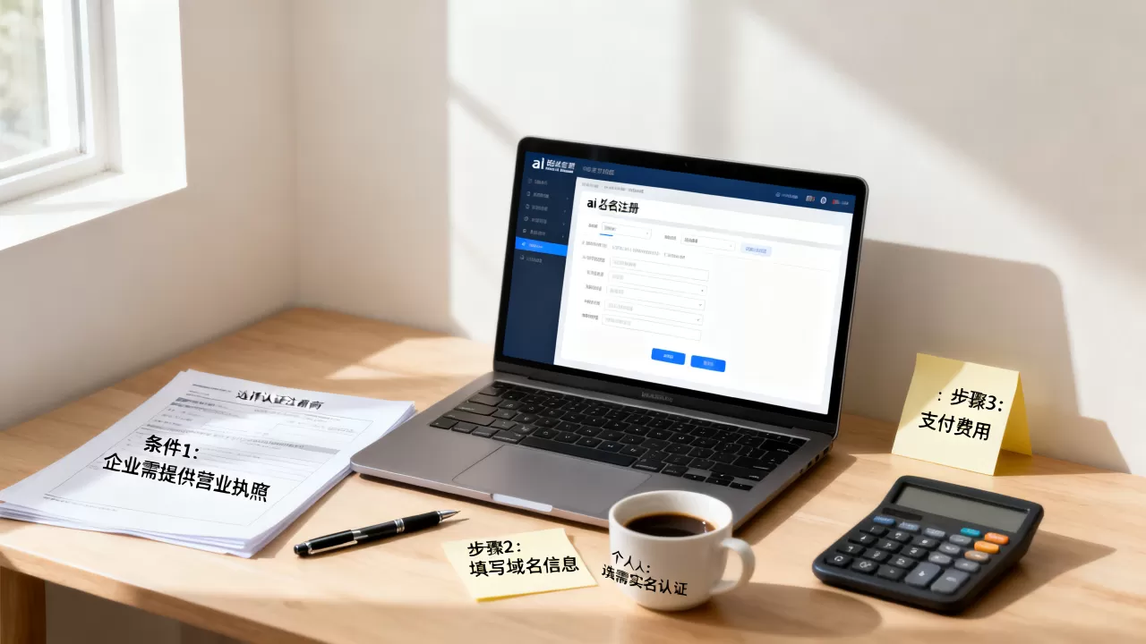 如何注册.ai域名？.ai域名注册需要哪些条件