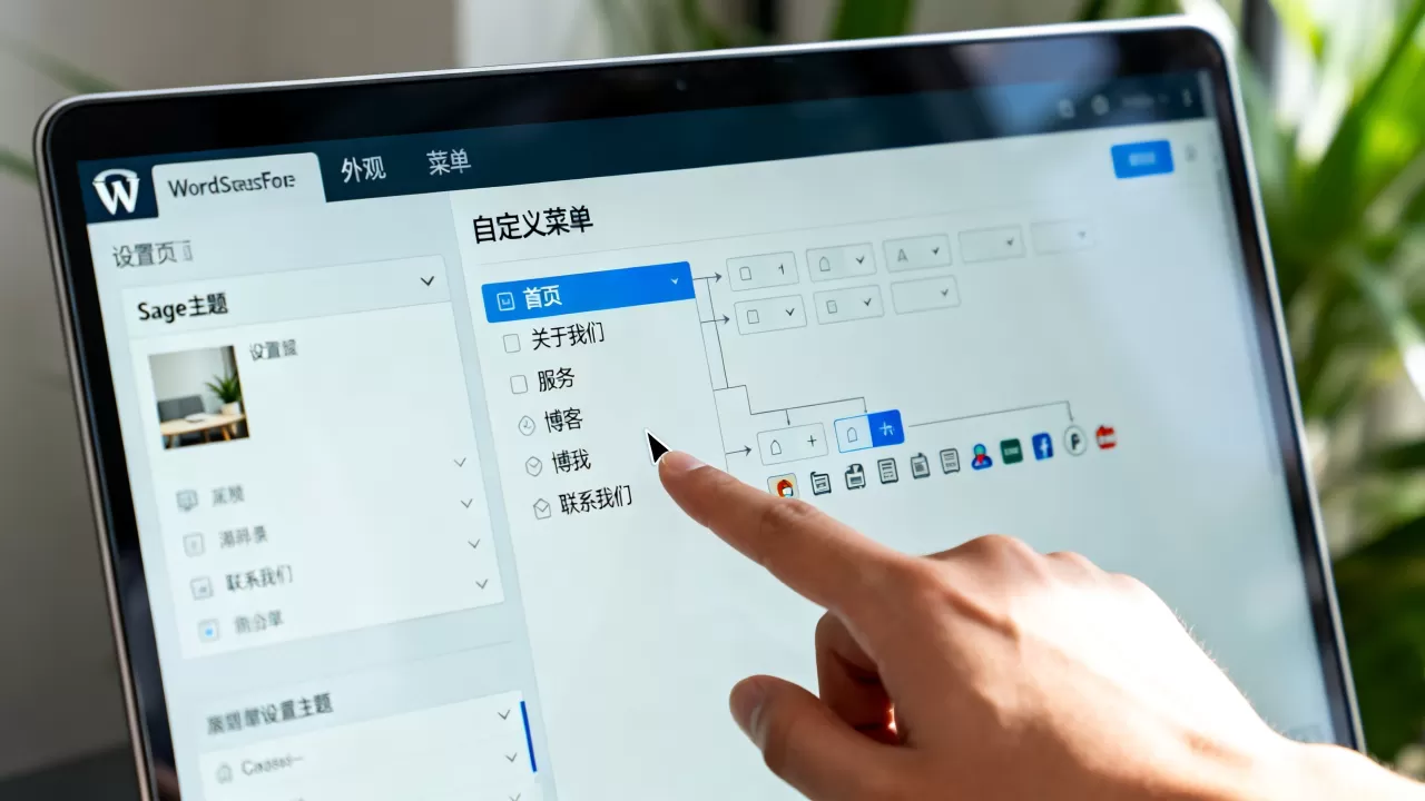 Sage主题高级菜单怎么设置?WordPress自定义菜单教程 Sage主题高级菜单怎么设置?WordPress自定义菜单教程