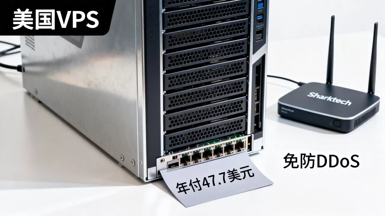 Sharktech年付仅47.7美元值得买吗,美国VPS免防DDoS推荐 Sharktech年付仅47.7美元值得买吗,美国VPS免防DDoS推荐