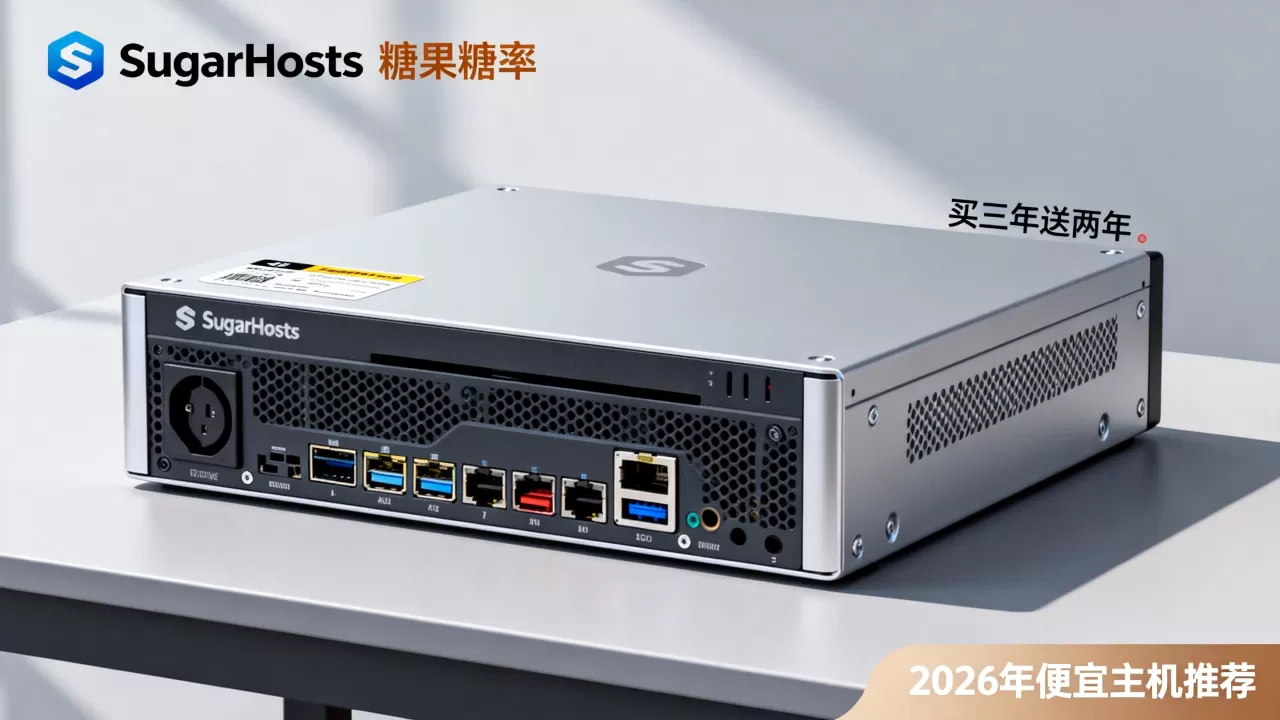 SugarHosts糖果主机买三年送两年是真的吗？2026年便宜主机推荐