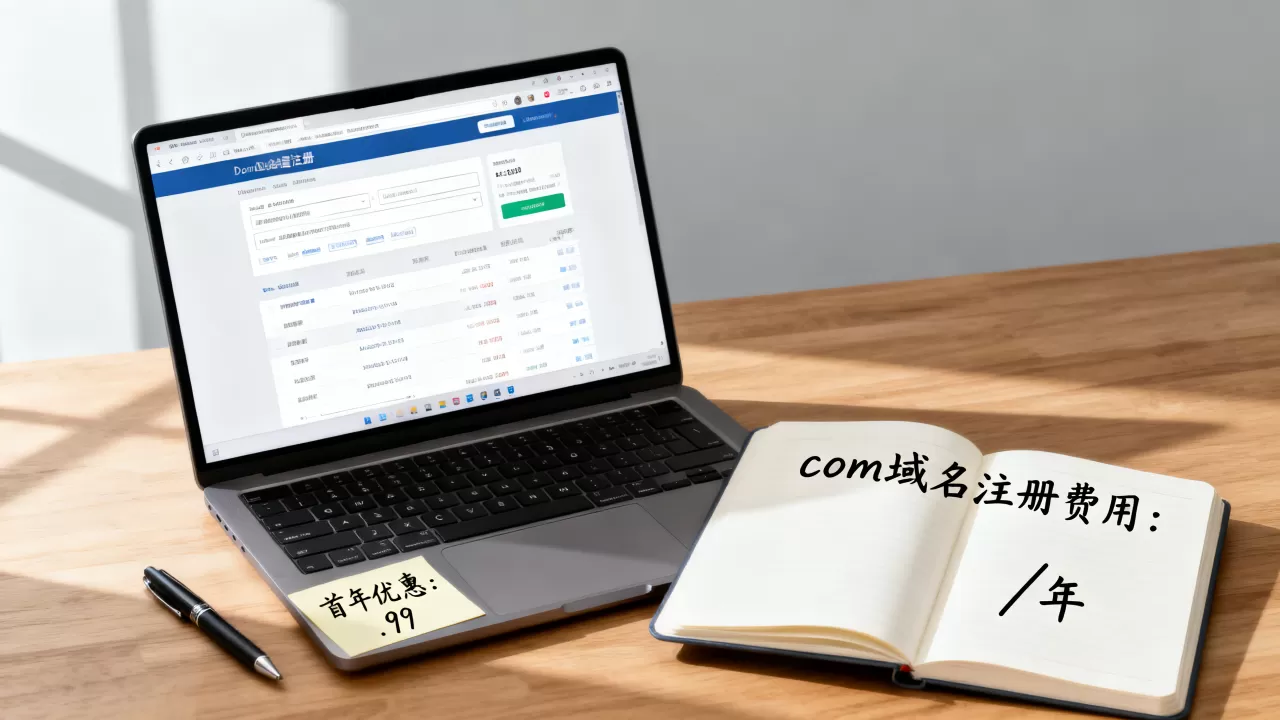 com域名注册费用多少钱，注册一个.com域名需要多少钱