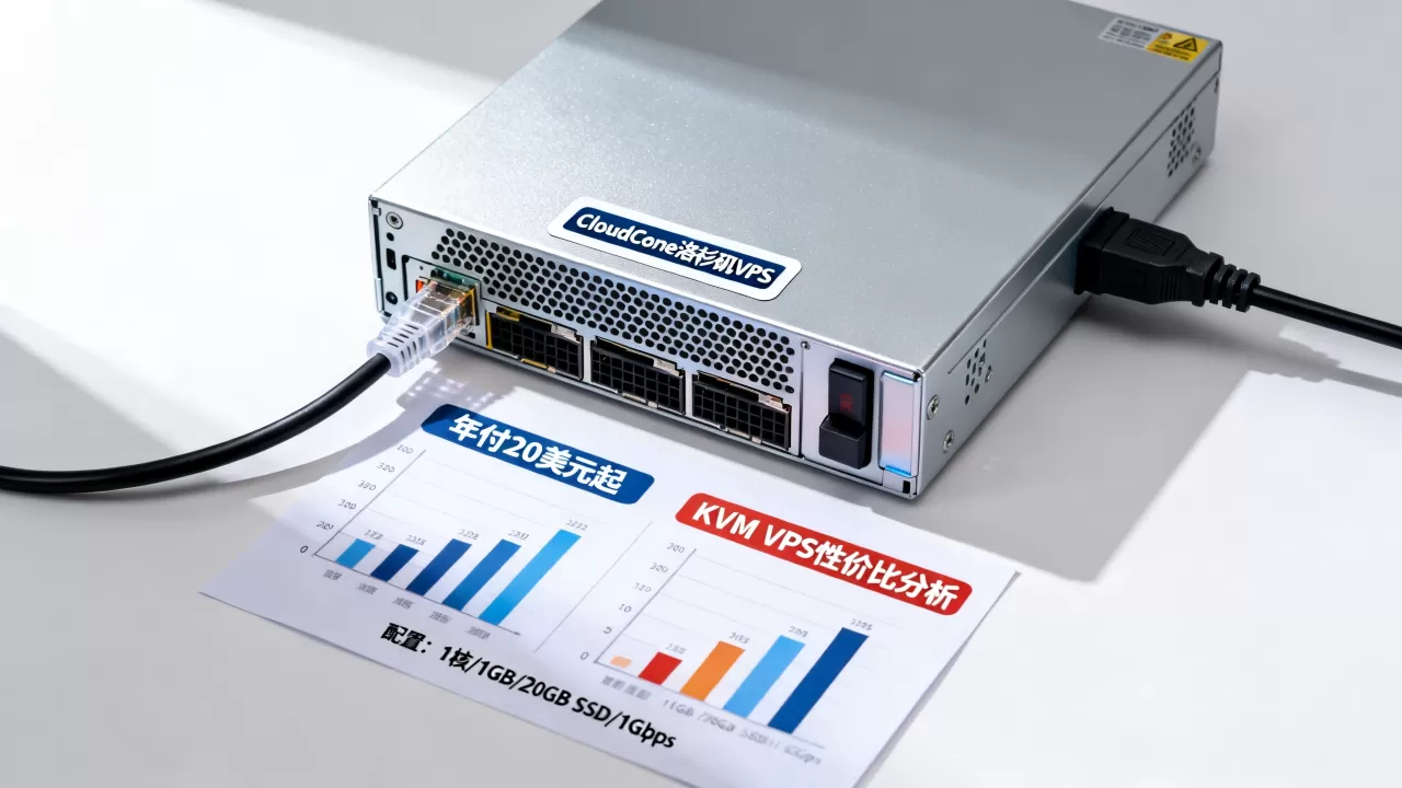 CloudCone洛杉矶VPS年付20美元起值得买吗，KVM VPS性价比如何