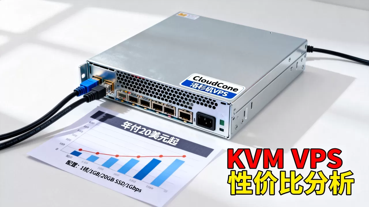 CloudCone洛杉矶VPS年付20美元起值得买吗，KVM VPS性价比如何