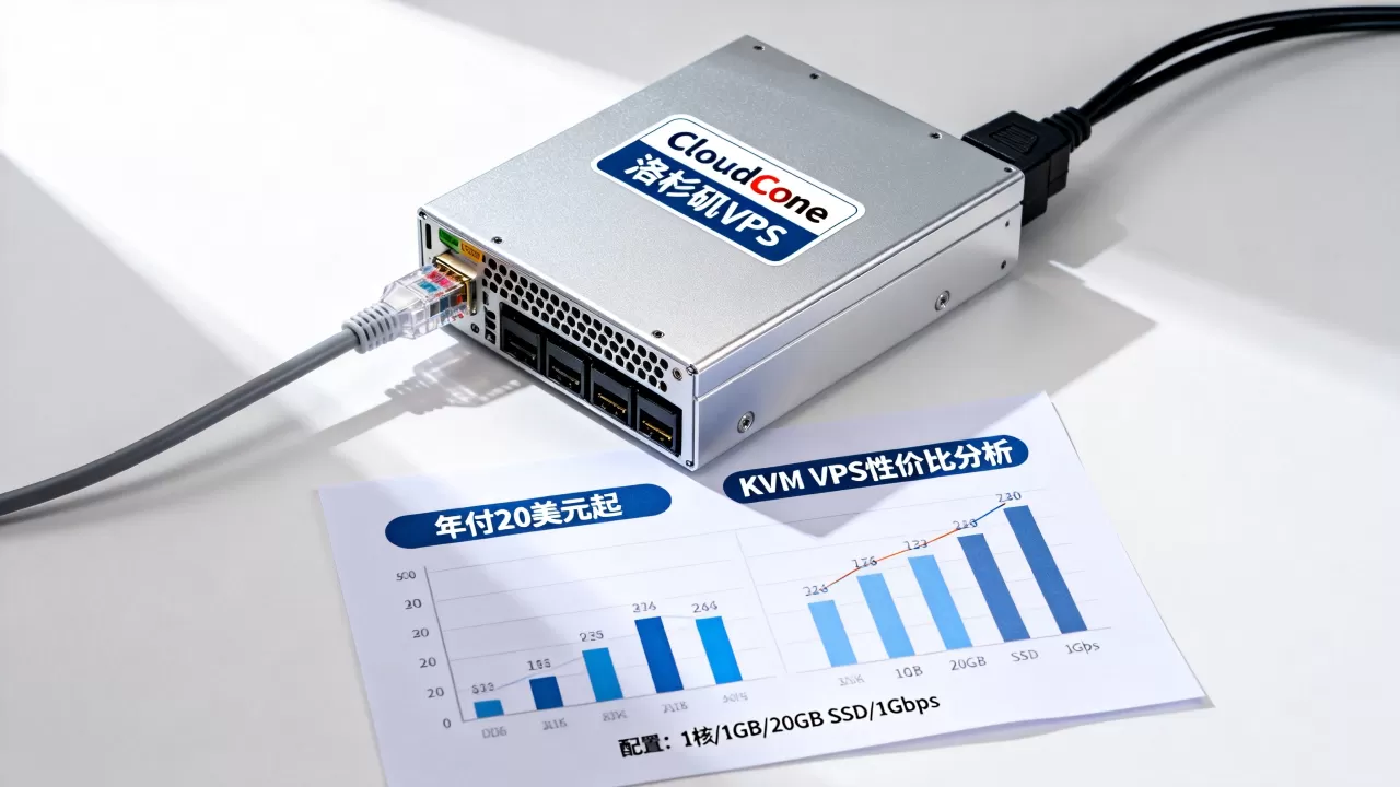 CloudCone洛杉矶VPS年付20美元起值得买吗，KVM VPS性价比如何