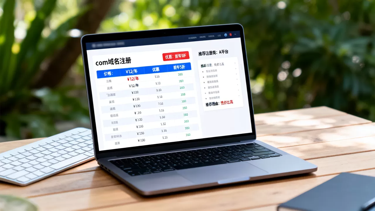 com域名注册哪家最便宜？便宜com域名注册商推荐