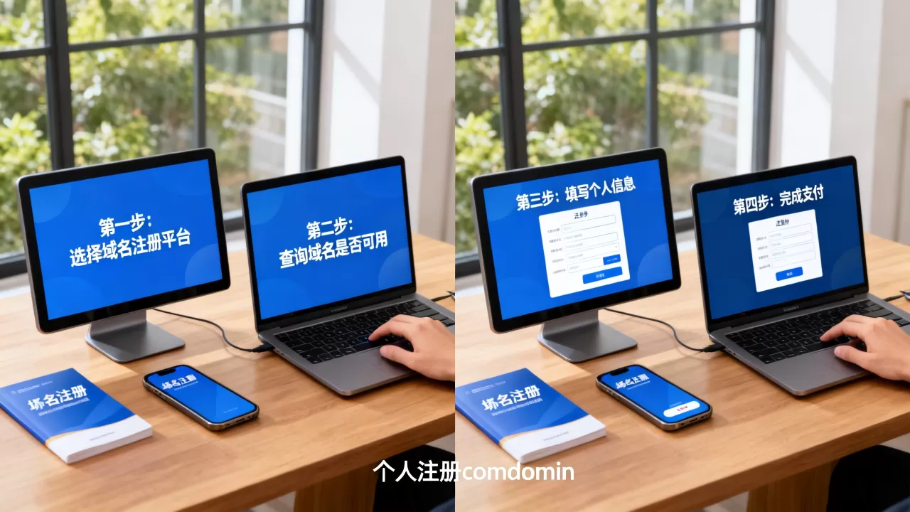 个人可以注册com域名吗？个人如何注册com域名