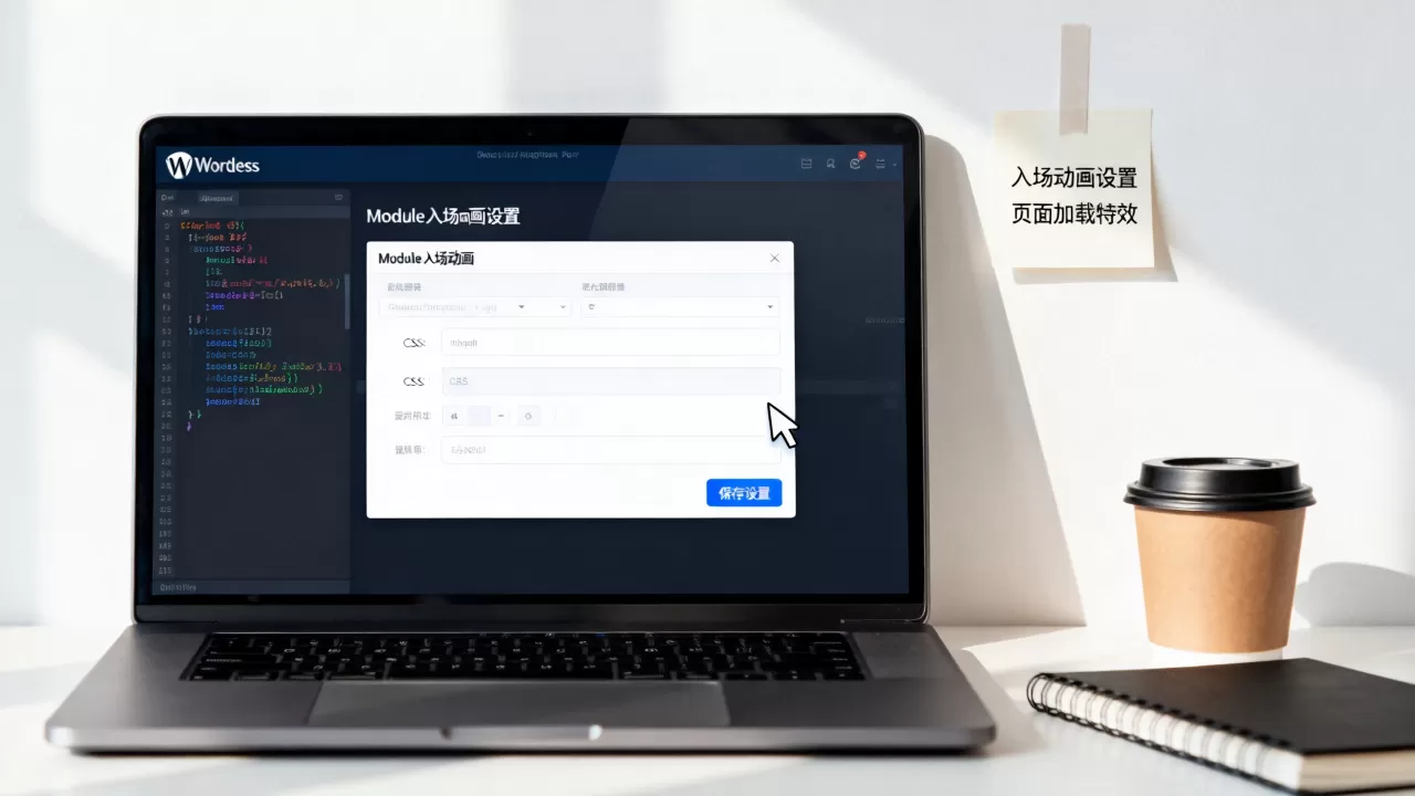 WPCOM主题Module入场动画怎么设置?wordpress主题添加页面加载特效 WPCOM主题Module入场动画怎么设置?wordpress主题添加页面加载特效