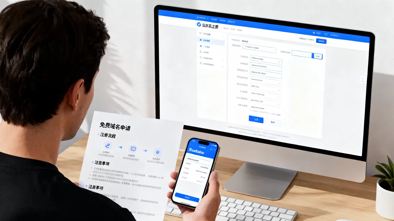 免费域名申请注册靠谱吗？如何免费申请域名