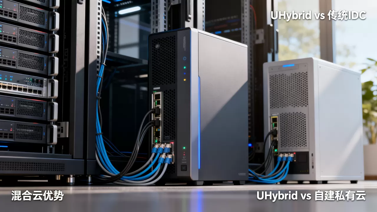 为何选混合云？UHybrid相比传统IDC和自建私有云优势在哪