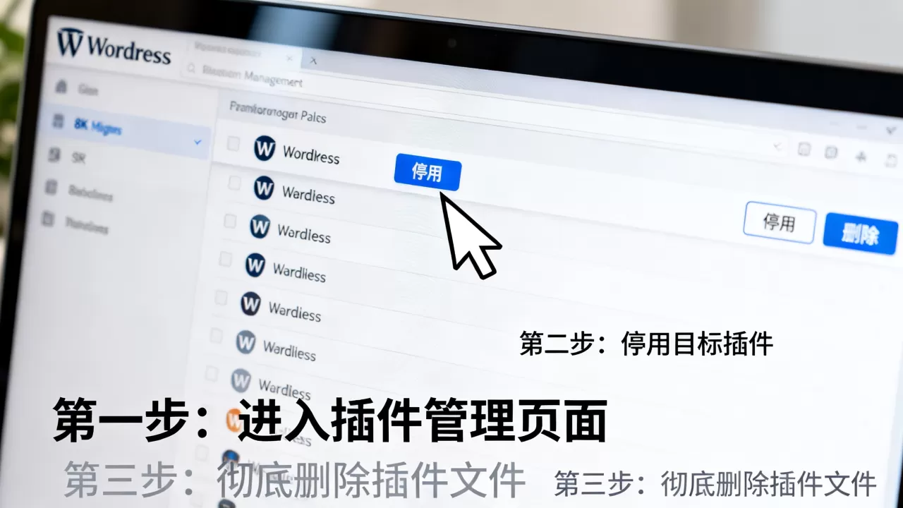WordPress删除不用插件的方法是什么?如何彻底清理无用插件 WordPress删除不用插件的方法是什么?如何彻底清理无用插件