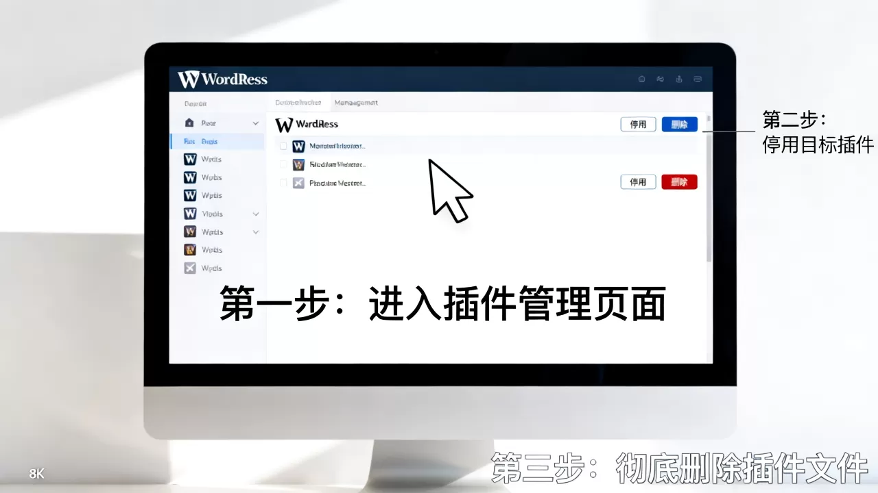 WordPress删除不用插件的方法是什么?如何彻底清理无用插件 WordPress删除不用插件的方法是什么?如何彻底清理无用插件