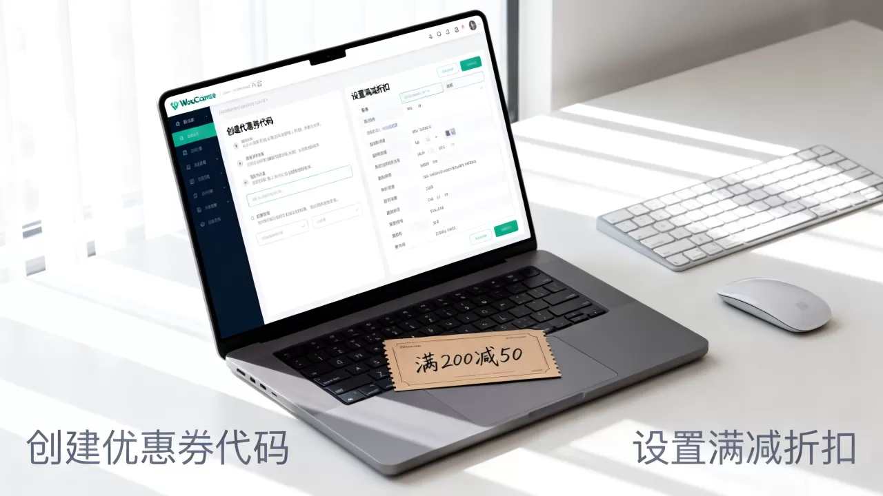 WooCommerce怎么创建优惠券代码？如何设置满减折扣