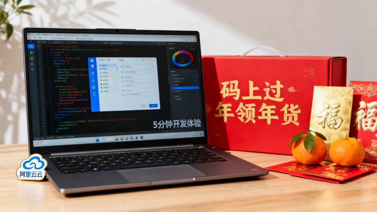 5分钟完成云原生应用开发体验？阿里云码上过年领年货攻略